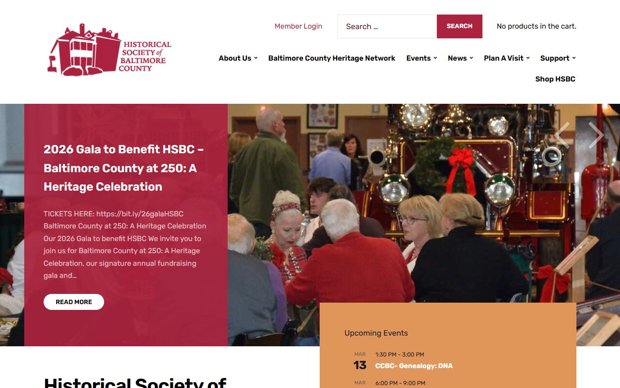 Historical Society of Baltimore County genealogy resources near Towson