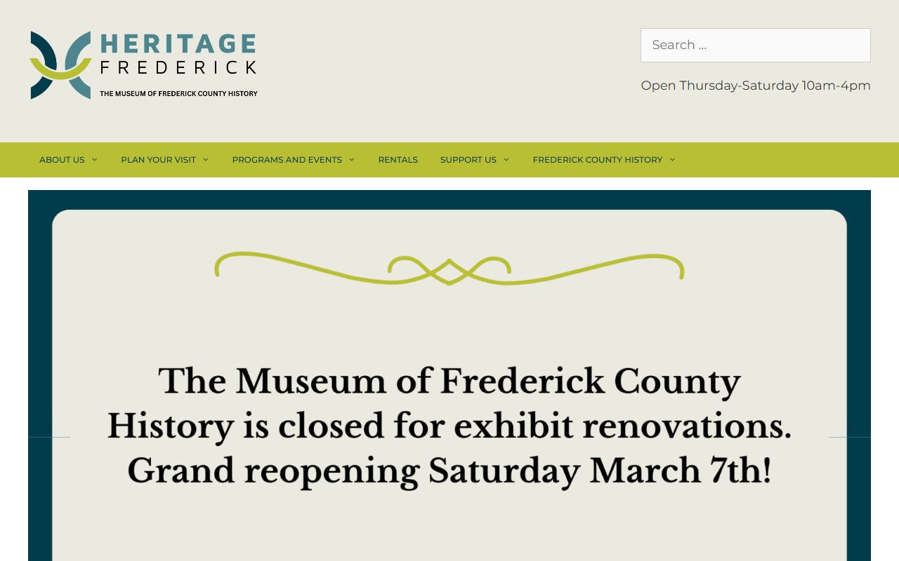 Frederick County Historical Society genealogy resources