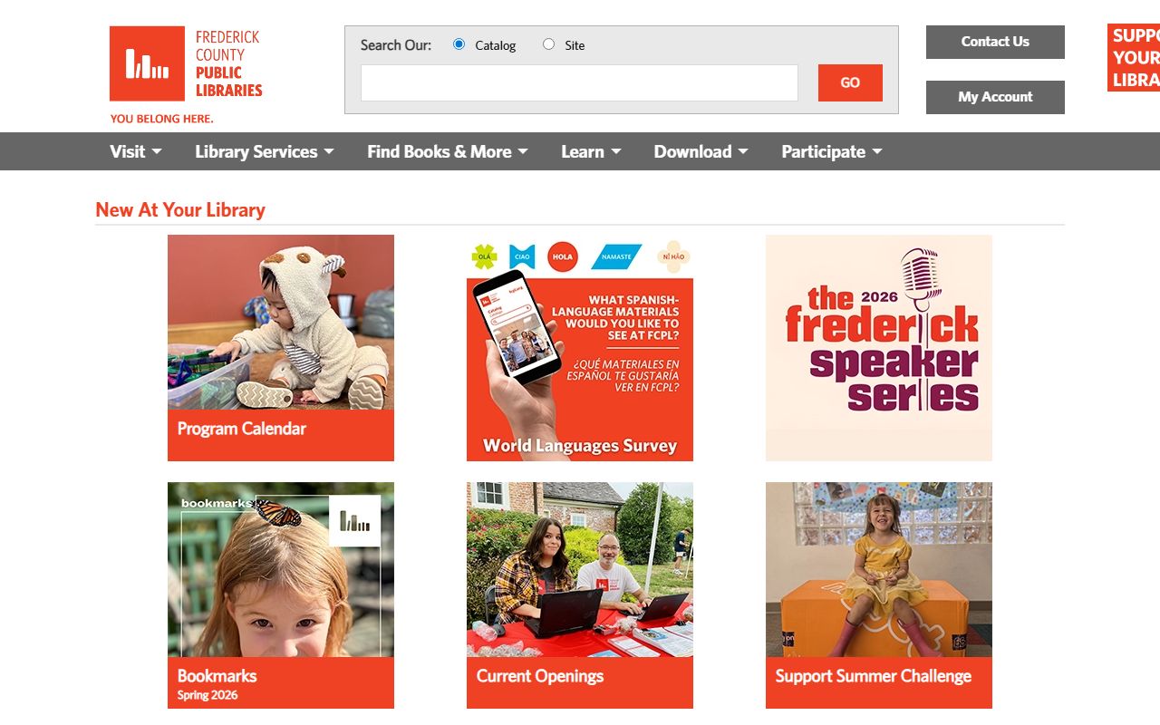 Frederick County Public Library genealogy resources