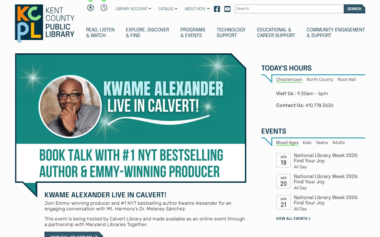 Kent County Public Library genealogy resources