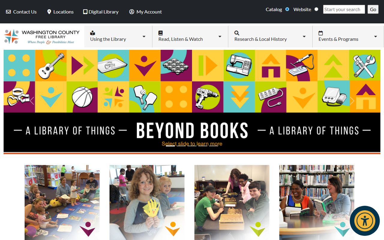 Washington County Free Library genealogy resources in Hagerstown